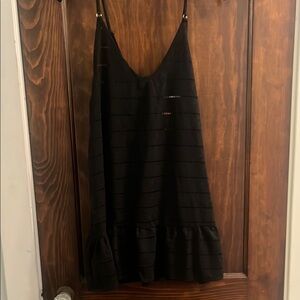 Xhilaration Black Eyelet Coverup